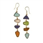 Recycled glass Earrings