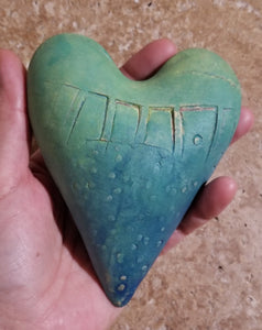Blue-Green Heart