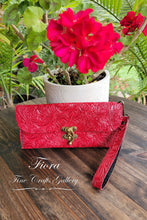 Load image into Gallery viewer, Red Leather Wallet
