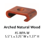 Wood Base - Arched Natural